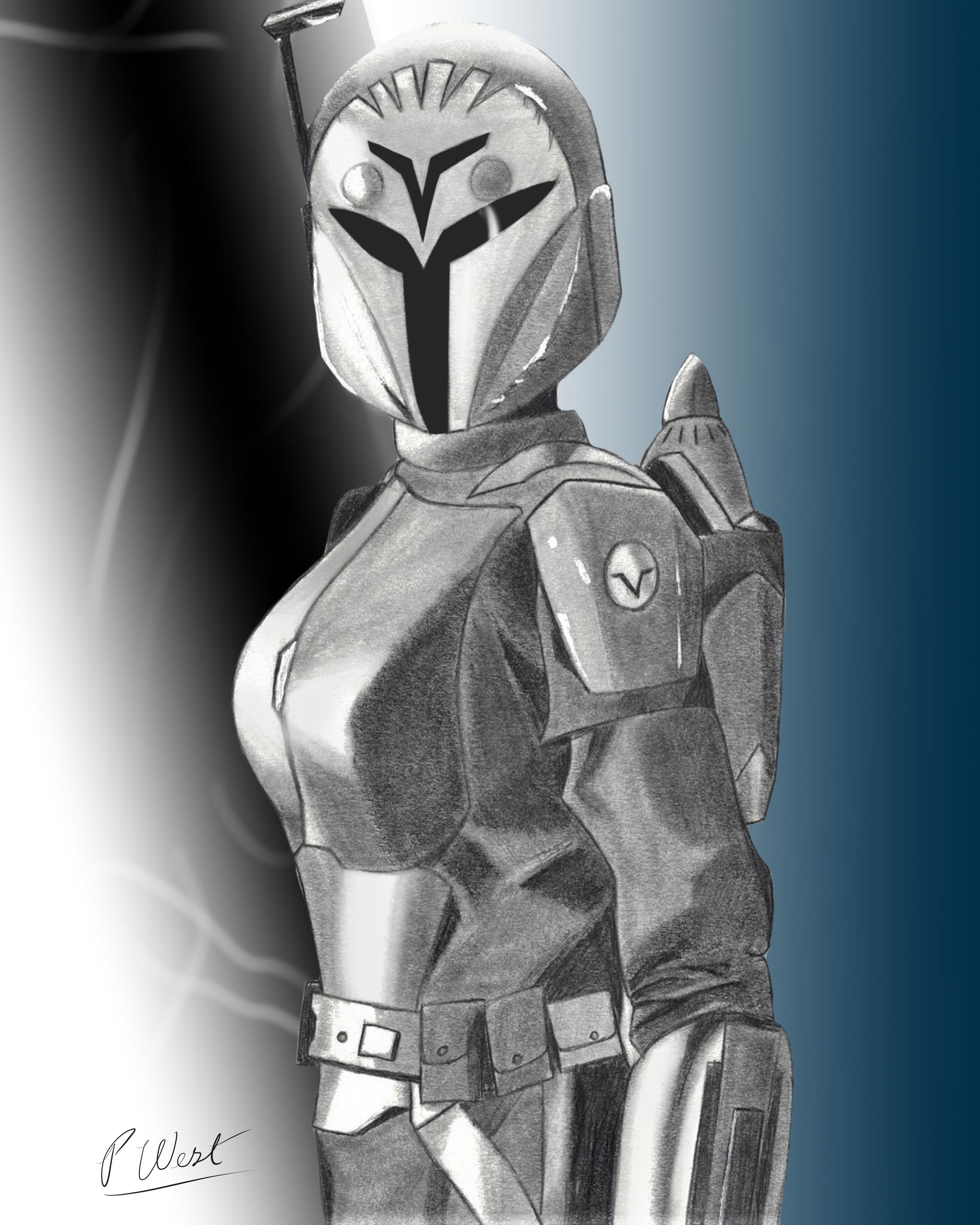 This is a print of Bo-Katan